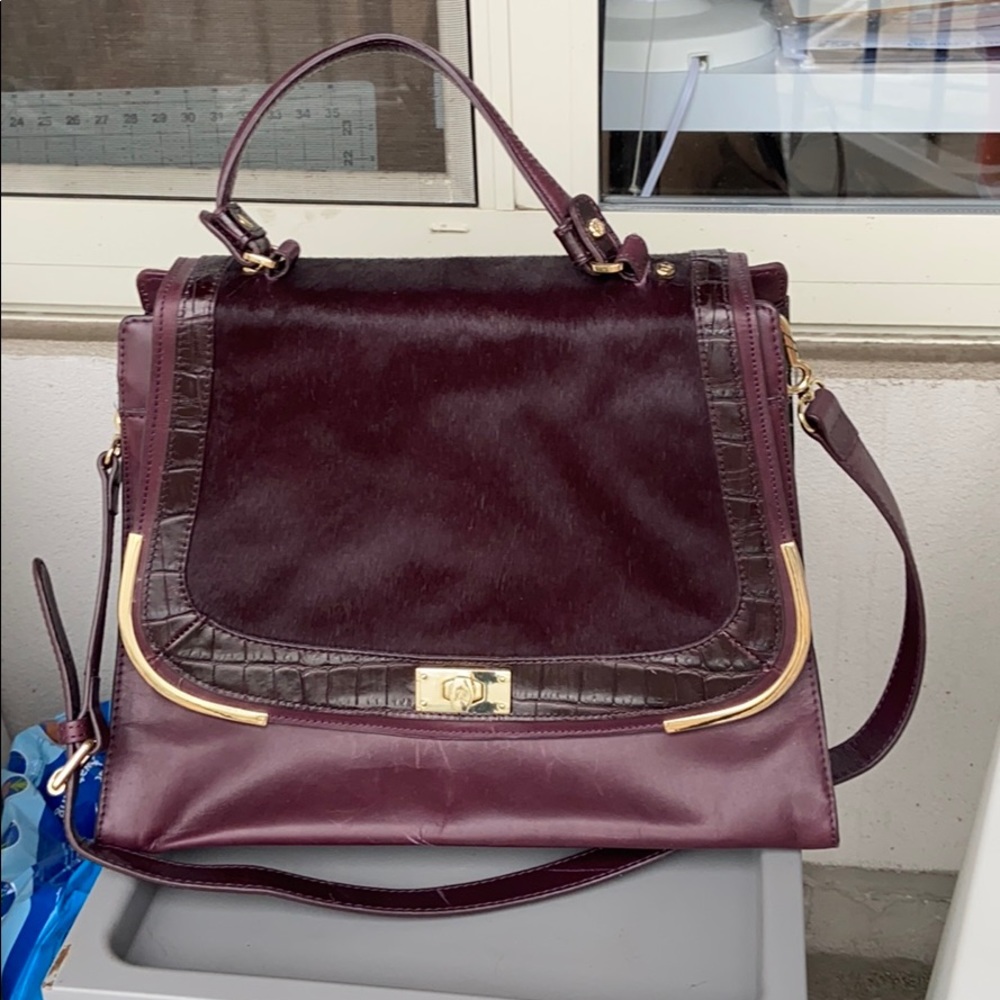 Vince Camuto burgundy bag